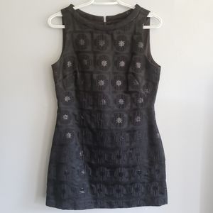 Milly Vintage Floral Sleeveless Boatneck Dress